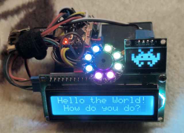 Exemple de montage maison basé sur un ESP32-C3